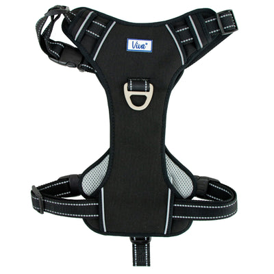 Ancol Viva Exercise & Travel Harness Black XL 80-120cm